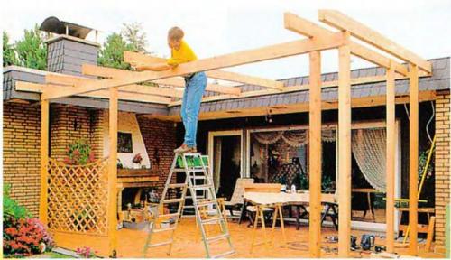Беседка пергола своими руками. Как сделать перголу своими руками