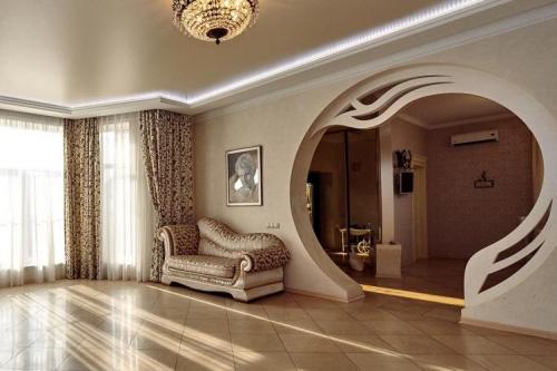 Интересные арки из гипсокартона. Арки из гипсокартона (100 фото): идеи дизайна