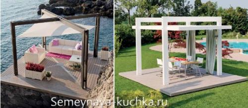 Пергола над бассейном. Навес для бассейна (20 лучших идей для дачи).