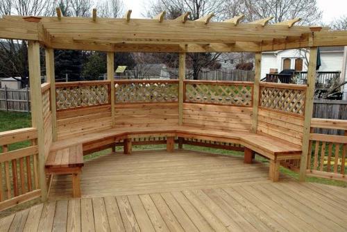 Перголы и арки из дерева для дачи своими руками. Изготовление перголы из дерева на садовом участке своими руками (с фото) 09