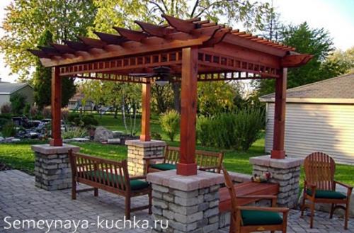 Пергола над бассейном. Навес для бассейна (20 лучших идей для дачи).