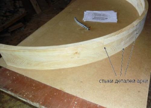Как сделать круглую арку из дерева. Арка из дерева своими руками