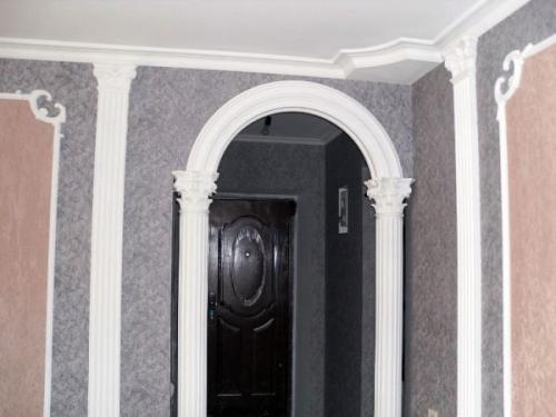 Оформление межкомнатного пространства в квартире. Материалы