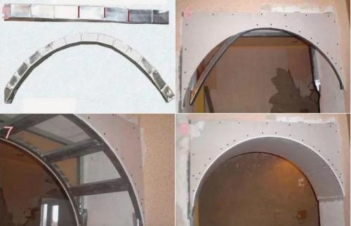 Арка на кухню из гипсокартона. Как оформить своими руками