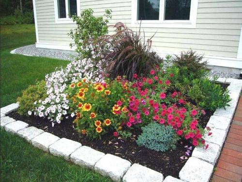 Простые клумбы на даче. Цветник на даче своими руками для начинающих: фото и практические советы