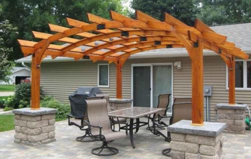 Как сделать перголу своими руками из.. Виды пергол 05