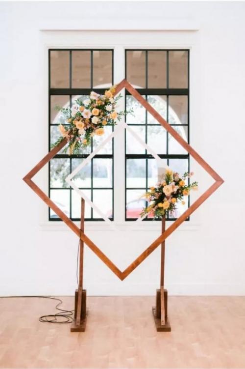 Шестиугольная арка на свадьбу своими руками. Свадебная арка: 30 идей, как украсить арку из дерева