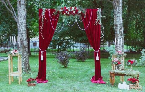 Круглая свадебная арка своими руками. Свадебная арка своими руками: идеи и пошаговые инструкции изготовления