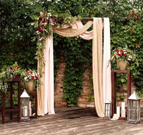 Круглая свадебная арка своими руками. Свадебная арка своими руками: идеи и пошаговые инструкции изготовления