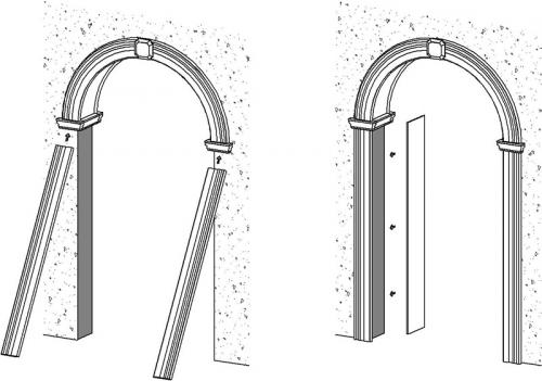Установка межкомнатной арки своими руками. Как установить межкомнатную арку: подвиг по силам 06