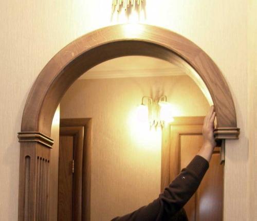 Установка арки на пену. Установка сборной арки в дверной проём своими руками