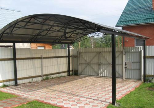 Красивые навесы во дворе частного дома своими руками. Навесы из поликарбоната — самостоятельное изготовление и особенности проектирования (100 фото)