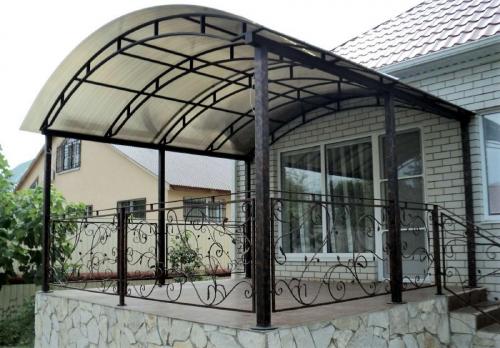 Красивые навесы во дворе частного дома своими руками. Навесы из поликарбоната — самостоятельное изготовление и особенности проектирования (100 фото)