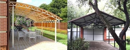 Дешевый навес своими руками. Из чего лучше сделать навес во дворе или на даче – 5 оптимальных вариантов