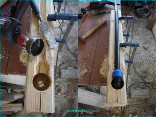 Как украсить колонку во дворе. Декорирование водоразборной колонки