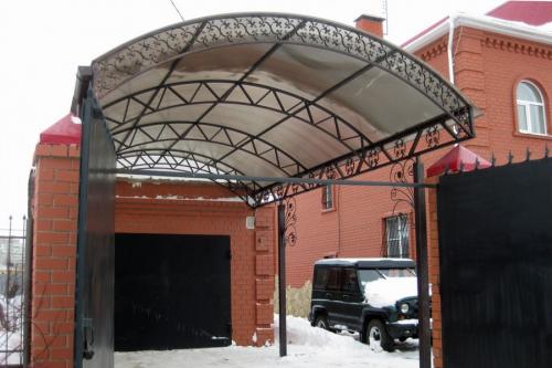 Красивые навесы во дворе частного дома своими руками. Навесы из поликарбоната — самостоятельное изготовление и особенности проектирования (100 фото)