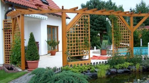 Чем накрыть перголу. Как сделать перголу своими руками?