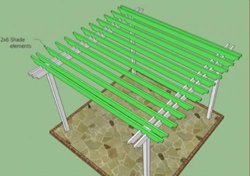 Пергола из металла своими руками. Деревянная пергола своими руками