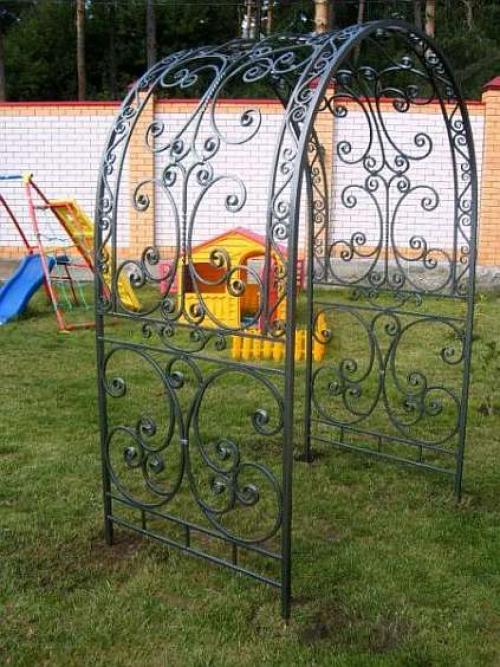 Пергола для дачи из металла. Как сделать перголу для вьющихся растений