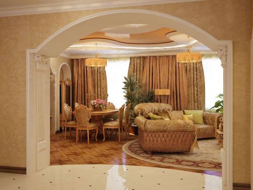 Арки в коридоре из гипсокартона. Плюсы арок