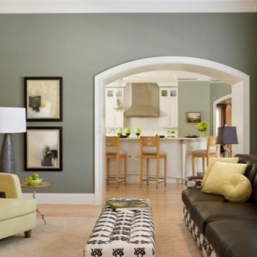 Межкомнатные и дверные арки из гипсокартона. Виды 19