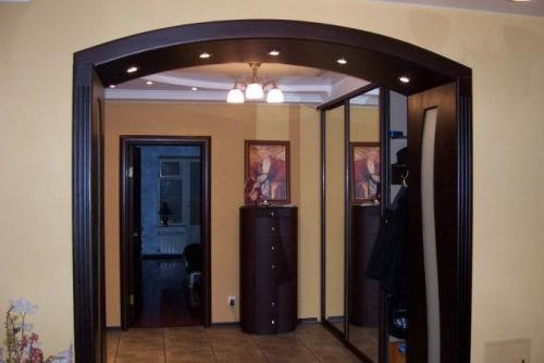 Виды арок в доме. Популярные материалы для отделки арки