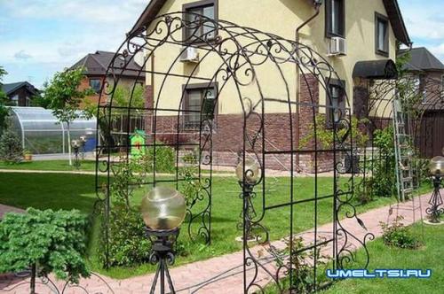 Как сделать арку для роз. Арка для плетистой розы своими руками