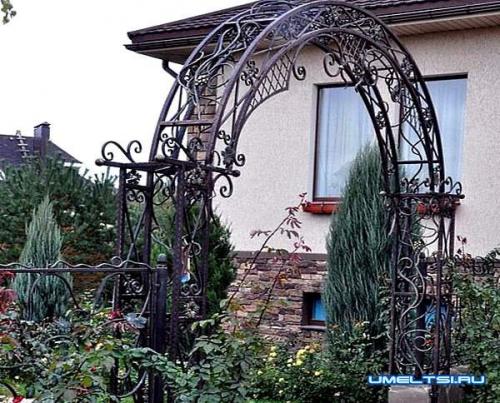Как сделать арку для роз. Арка для плетистой розы своими руками