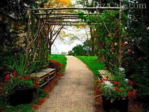 Как сделать арку для цветов своими руками.