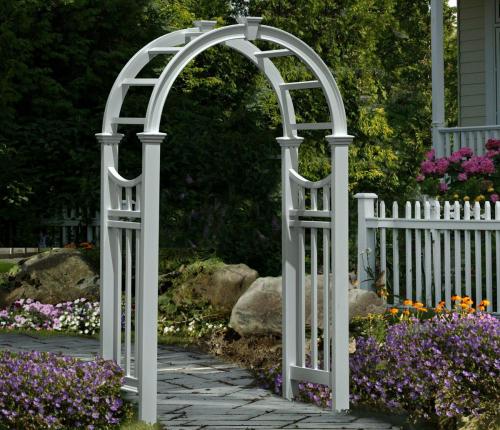 Садовые арки своими руками. Материалы и их особенности 01