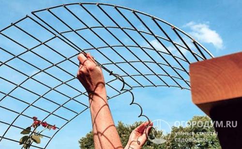 Арки для роз. Материалы для возведения арок и способы изготовления