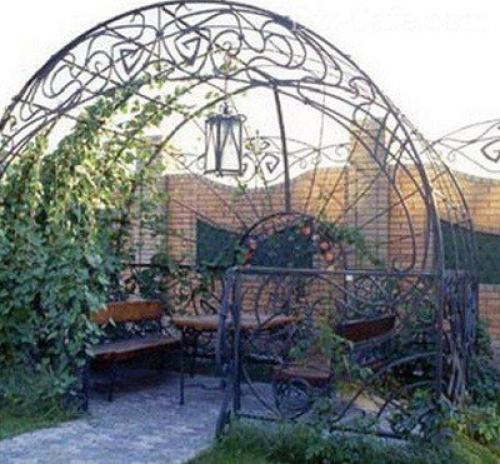 Арки для цветов в саду своими руками.
