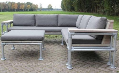 Садовая мебель из ПВХ-труб. 15 креативных идей мебели из ПВХ-труб