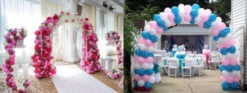 Арка из шаров на ленте. Как сделать арку из воздушных шариков своими руками