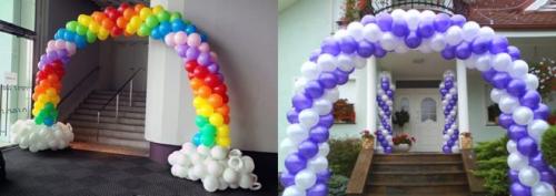 Арка из шаров на ленте. Как сделать арку из воздушных шариков своими руками
