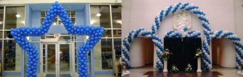 Арка из шаров на ленте. Как сделать арку из воздушных шариков своими руками