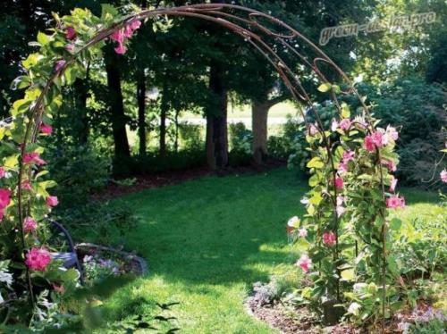 Арка для роз из арматуры своими руками. Создаем арку для плетистых роз своими руками из арматуры