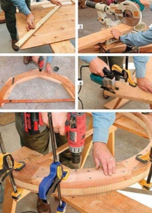 Установка арки для роз. Технология изготовления арки из дерева 02 Установка арки для роз. Технология изготовления арки из дерева 02