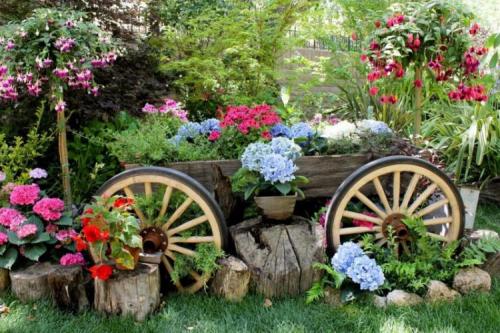 Как украсить приусадебный участок своими руками. 90 идей украшений для сада своими руками (фото)