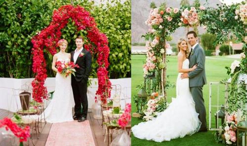 Как сделать арку из искусственных цветов. Часть 3 Часть 3 из 4: Украшение арки искусственными цветами 01