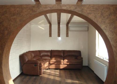 Арка из гипсокартона с полками. Арки из гипсокартона (100 фото): идеи дизайна