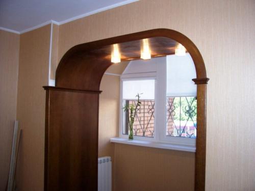 Оформление арки в прихожей. Виды арок