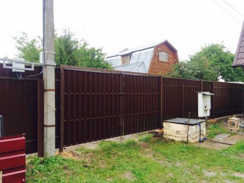 Ворота для частного дома из профнастила. Ворота из профнастила — 135 фото, как установить своими руками разные типы ворот