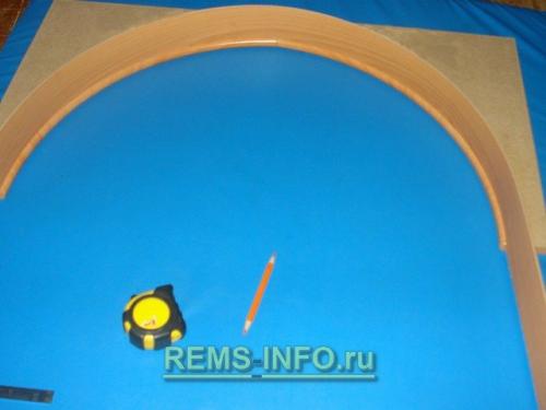 Изготовление простой арки в дверной проем на монтажной пене. Порядок установки