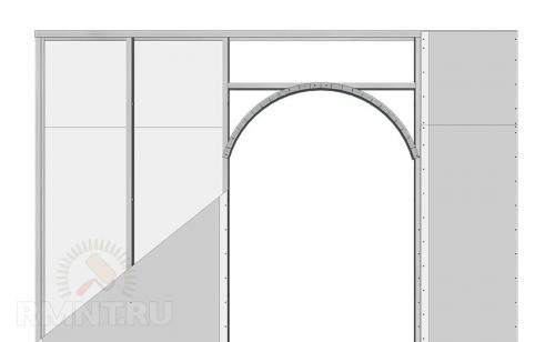 Изготовление простой арки в дверной проем на монтажной пене. Порядок установки 25