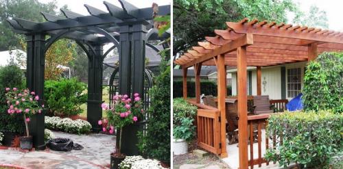 Шпалера пергола своими руками. Как сделать деревянную перголу своими руками