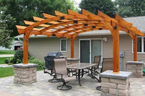 Пергола для беседки своими руками. Как сделать деревянную перголу своими руками