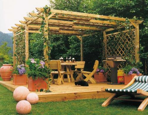 Все о деревянных перголах. Пергола из дерева – пошаговая инструкия + схема сборки 10 Все о деревянных перголах. Пергола из дерева – пошаговая инструкия + схема сборки 10