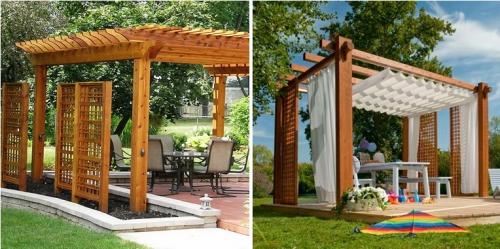 Пергола для беседки своими руками. Как сделать деревянную перголу своими руками