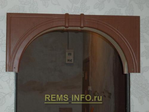 Монтаж арки из МДФ в дверной проем. Типовая конструкция 24 Монтаж арки из МДФ в дверной проем. Типовая конструкция 24